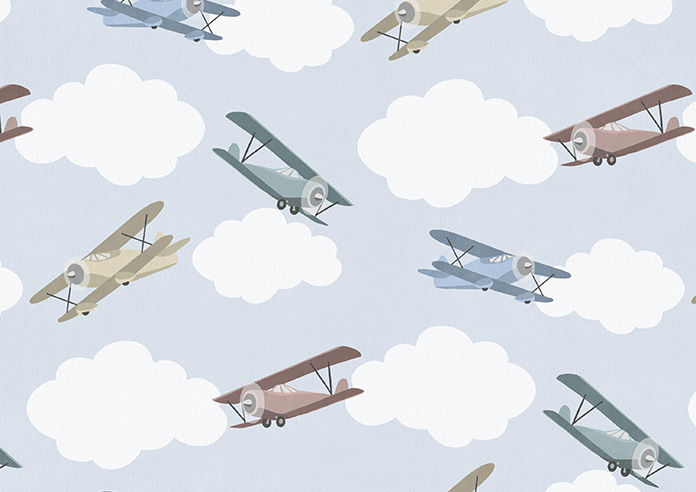 Flying Ace, Rainbow - Roman Blind - Image 7